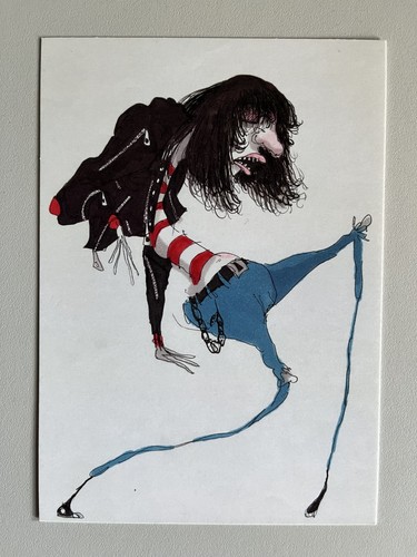 Tim burton cartolina arte - tim, burton,