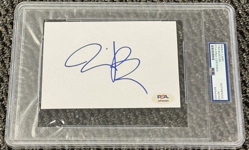 Scheda indice 4x6 autografa