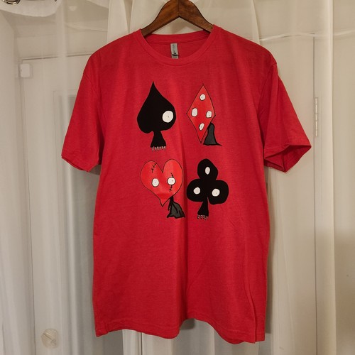 Camicia rossa tim burton card - camicia,
